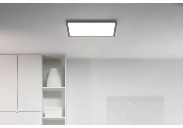 WiZ - LED Stmievateľné stropné svietidlo SUPERSLIM LED/36W/230V čierna Wi-Fi