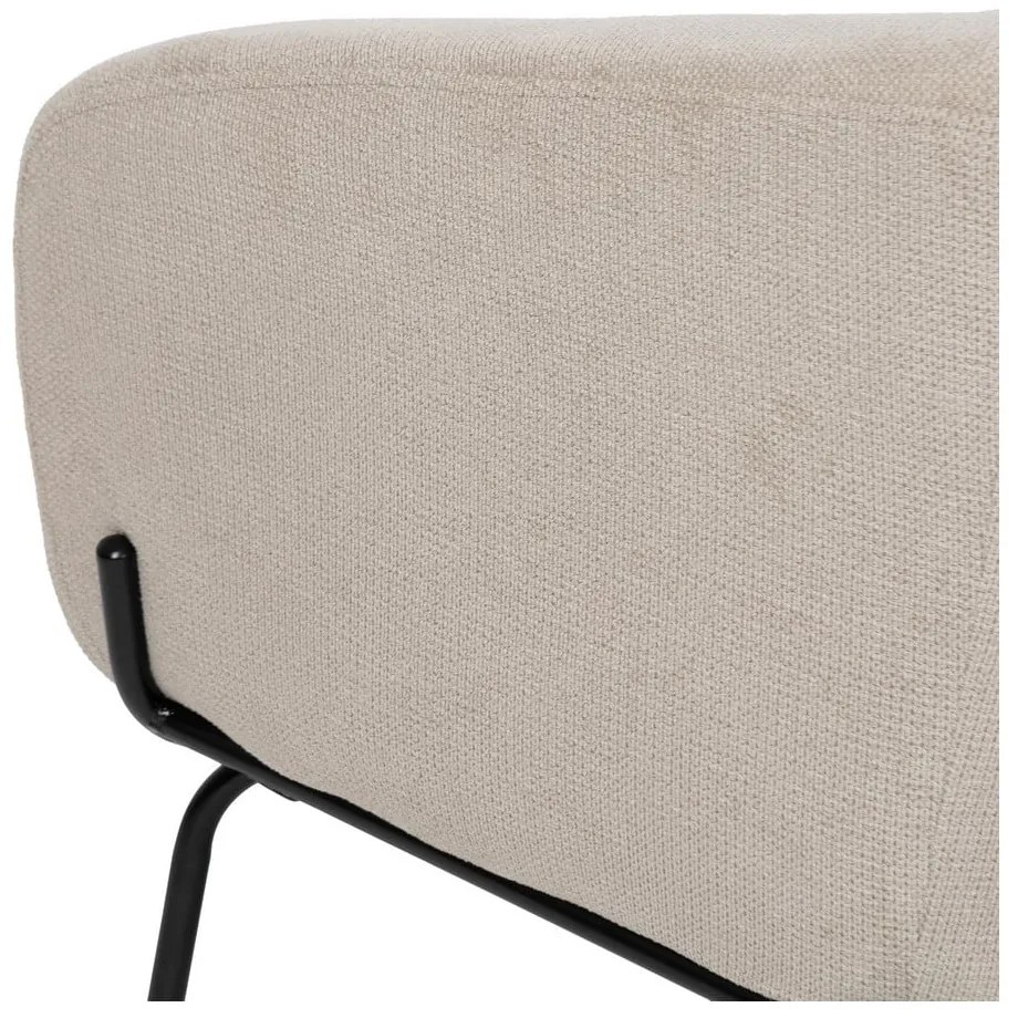 Béžové ženilkové kreslo Classic – Ixia