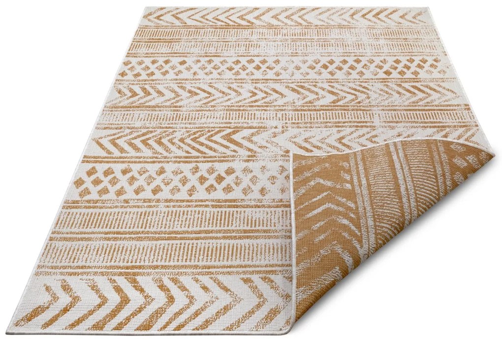 NORTHRUGS - Hanse Home koberce Kusový koberec Twin Supreme 105787 Ochre – na von aj na doma - 240x340 cm