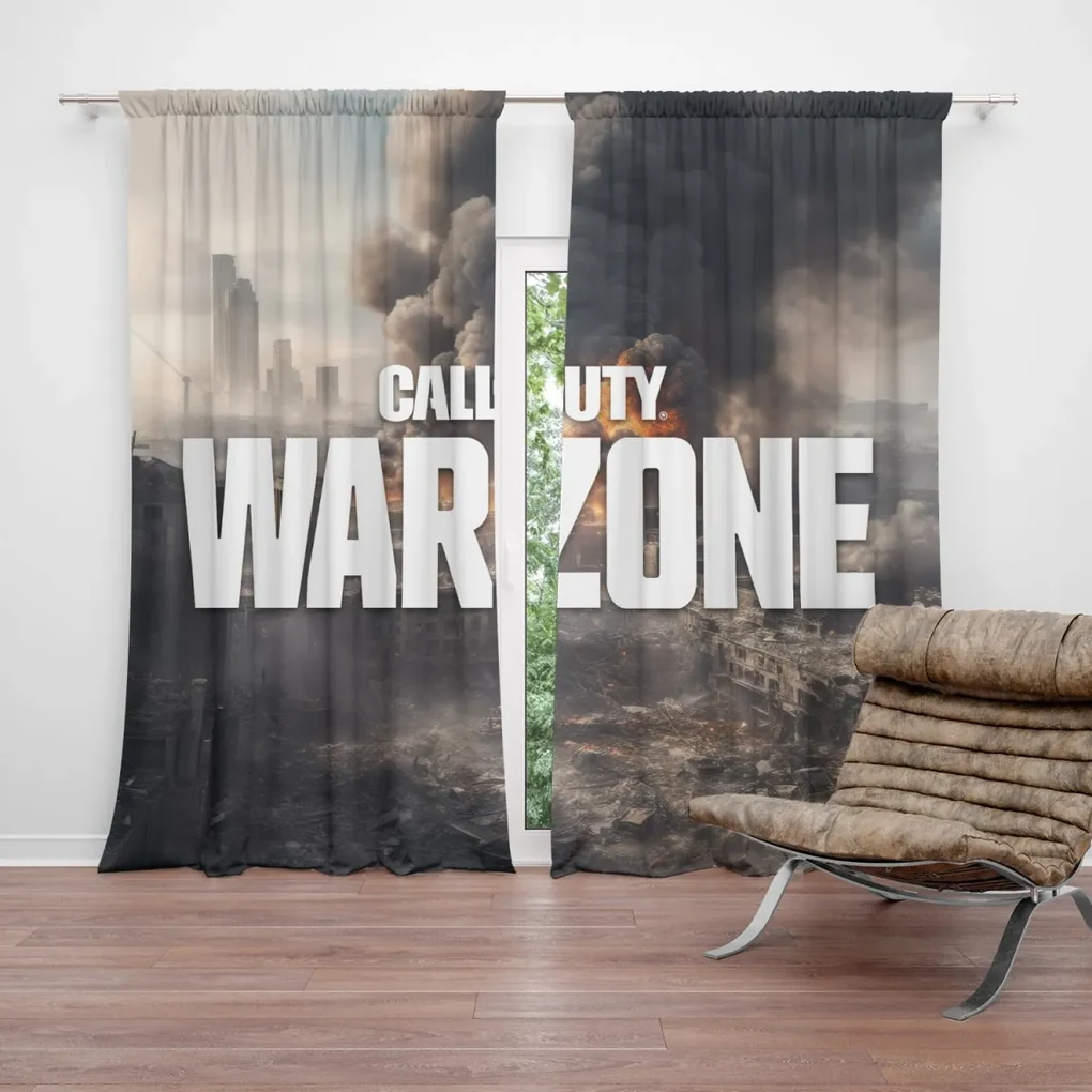 Sablio Záves Call of Duty Warzone - Mesto: 2 ks 140x250cm