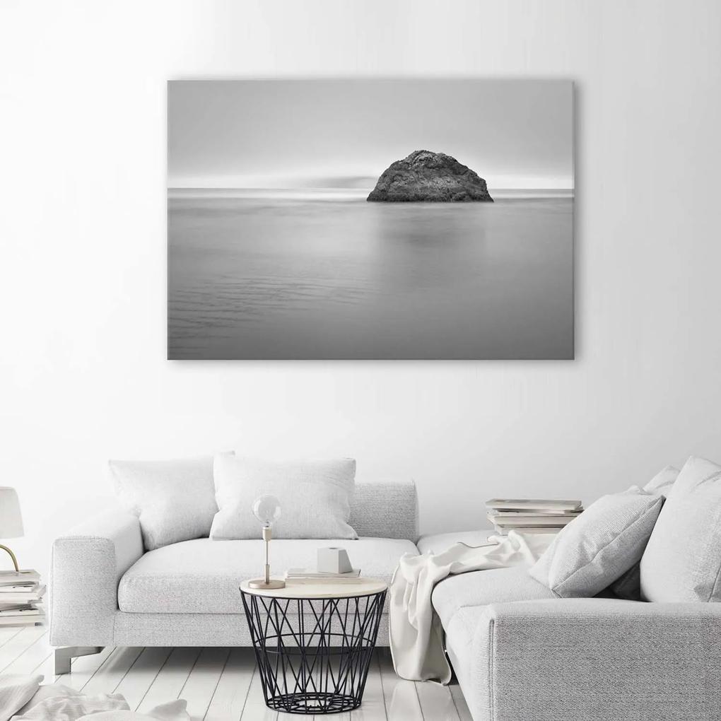 Gario Obraz na plátne Skala v mori za súmraku Rozmery: 60 x 40 cm