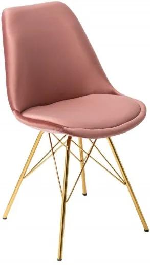 RETRO GOLD stolička, Farba ružová