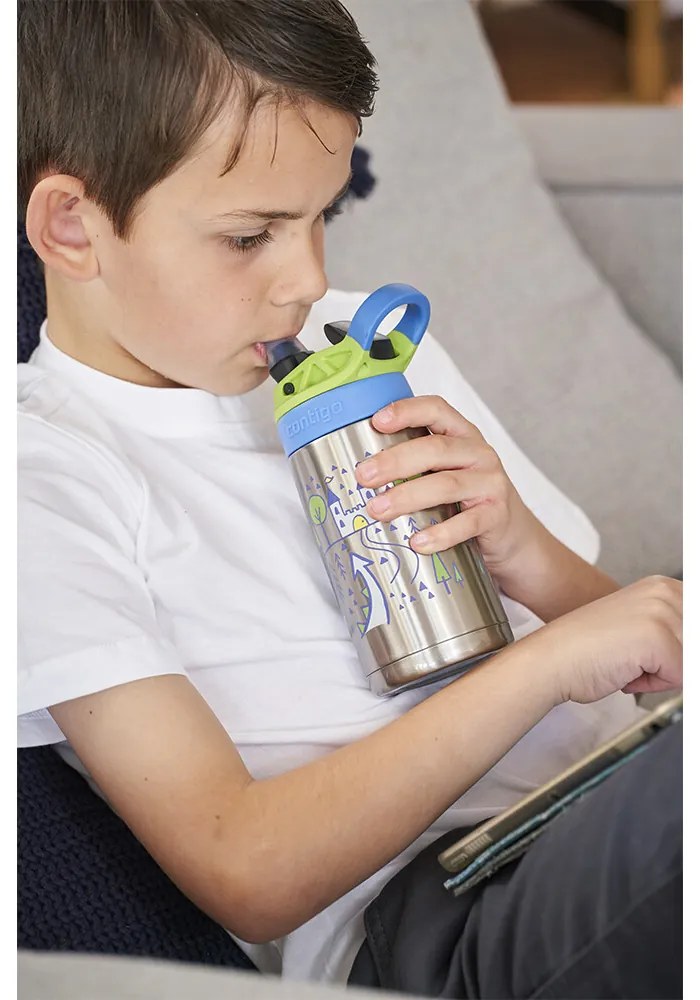 Detská fľaša Contigo Easy Clean Thermos 380 mlMatcha Dragon