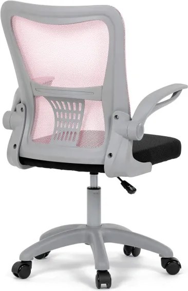 Detská otočná stolička ružová KA-K2008 PINK