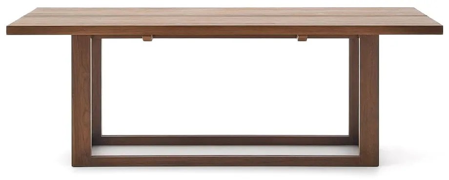 Jedálenský stôl z tíkového dreva v prírodnej farbe 100x220 cm Sashi – Kave Home