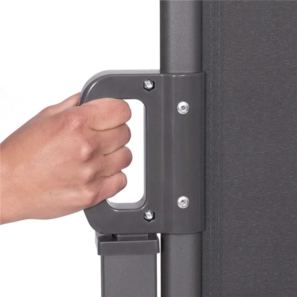 Bočná markíza 160 x 250 cm SPRINGOS AW0001 - tmavosivá