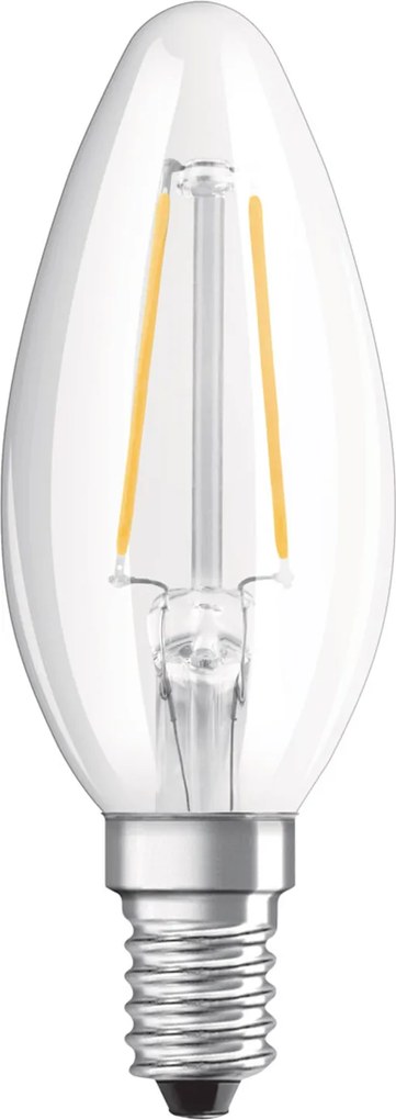 OSRAM LED sviečka E14 Classic B 2,5W 4 000K číra