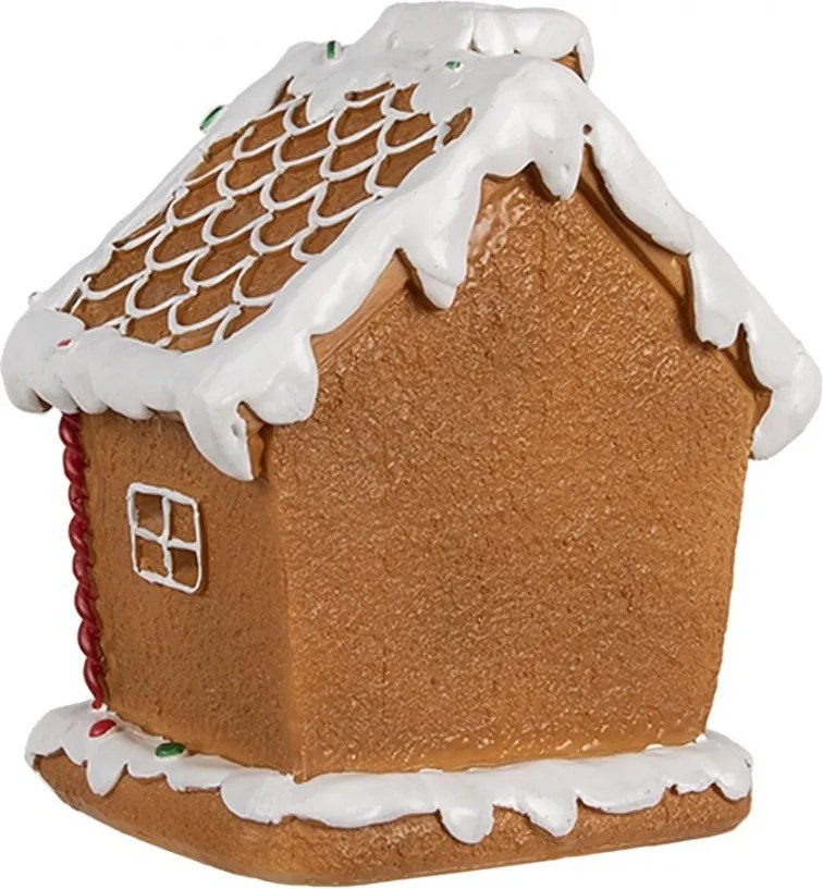 Vianočná perníková chalúpka s Led svetielkami Gingerbread House - 11*9*13 cm