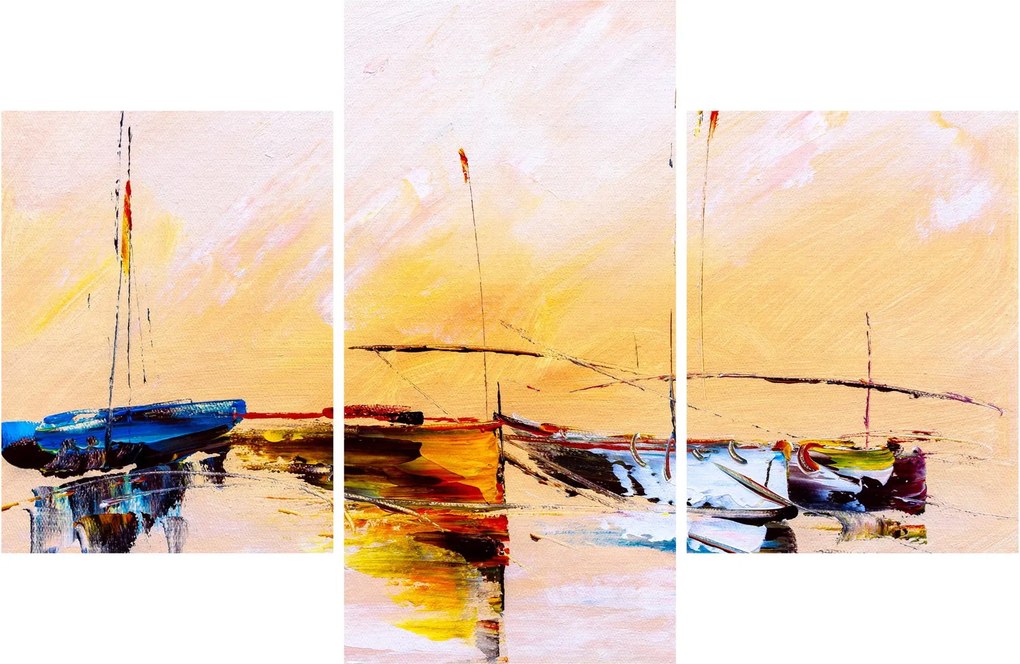 Obraz - Maľba loďou (90x60 cm)
