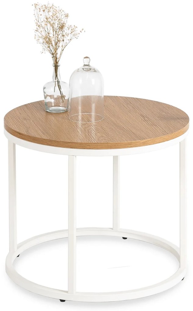 PROXIMA.store - Dizajnový konferenčný stolík CONNY FARBA: dub, FARBA NÔH: čierna