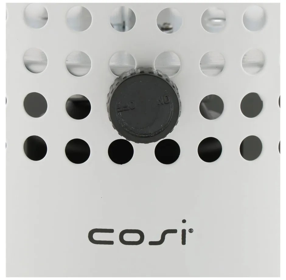 Svetlosivá plynová lampa Cosi Drop, výška 37 cm