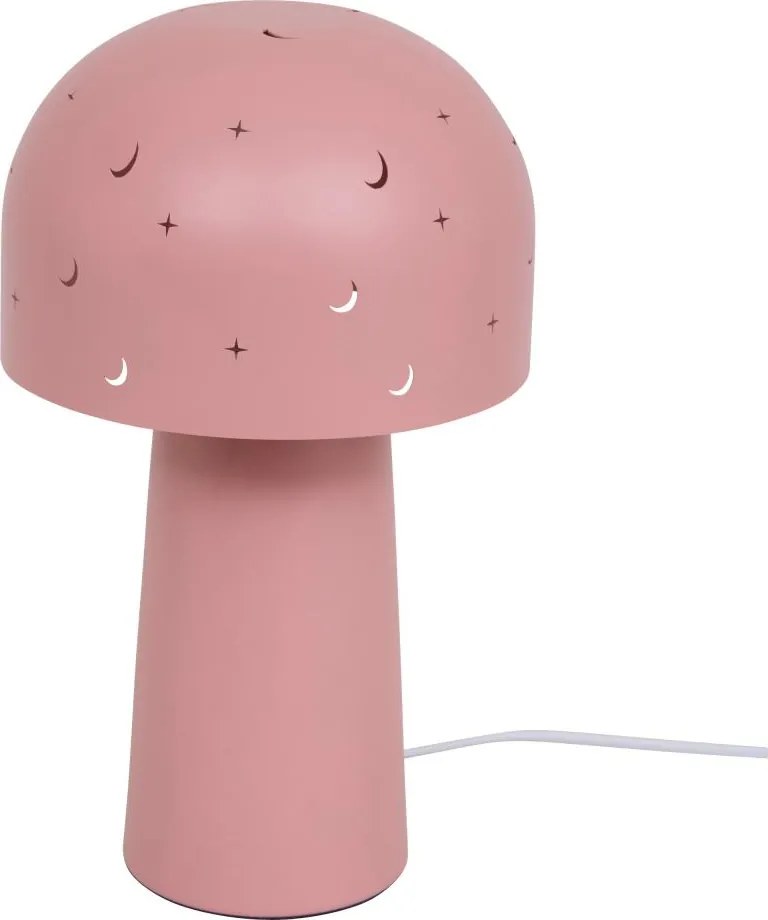 Atmosphera - Detská stolná lampa STARRY MUSHROOM 1xE14/25W/230V ružová