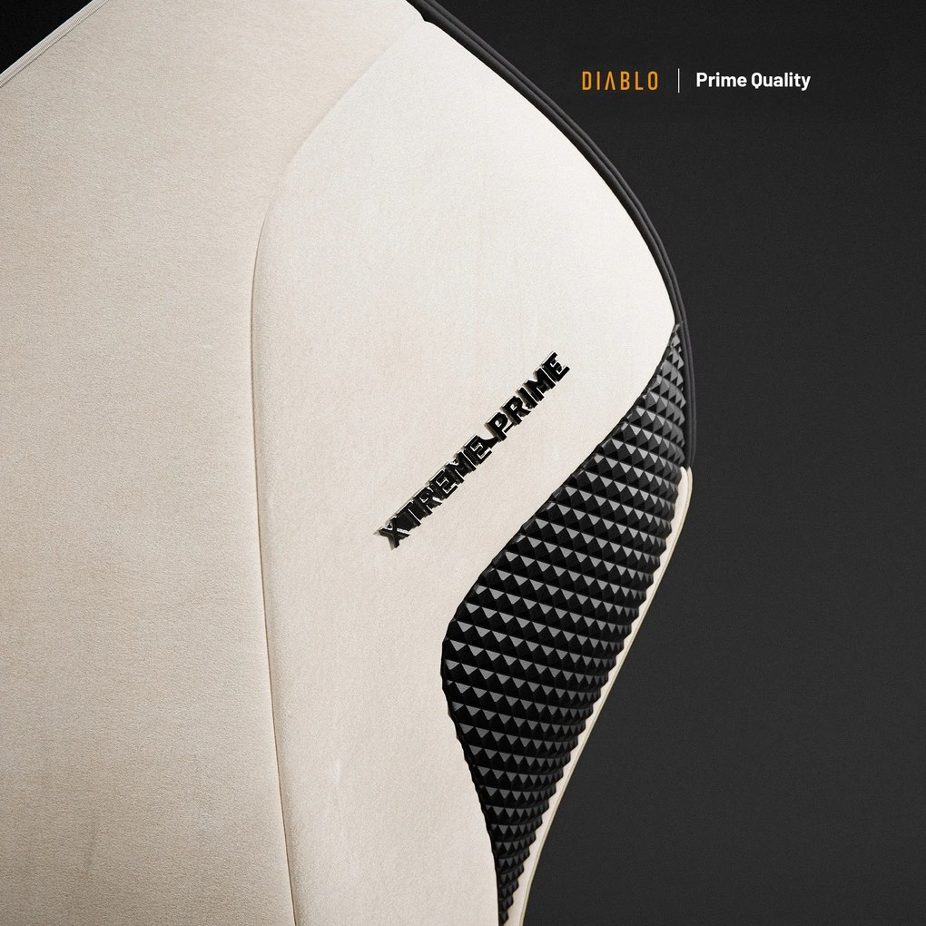 Herné kreslo Normal Size, béžový-čierny: Diablo X-One Prime Desert Storm