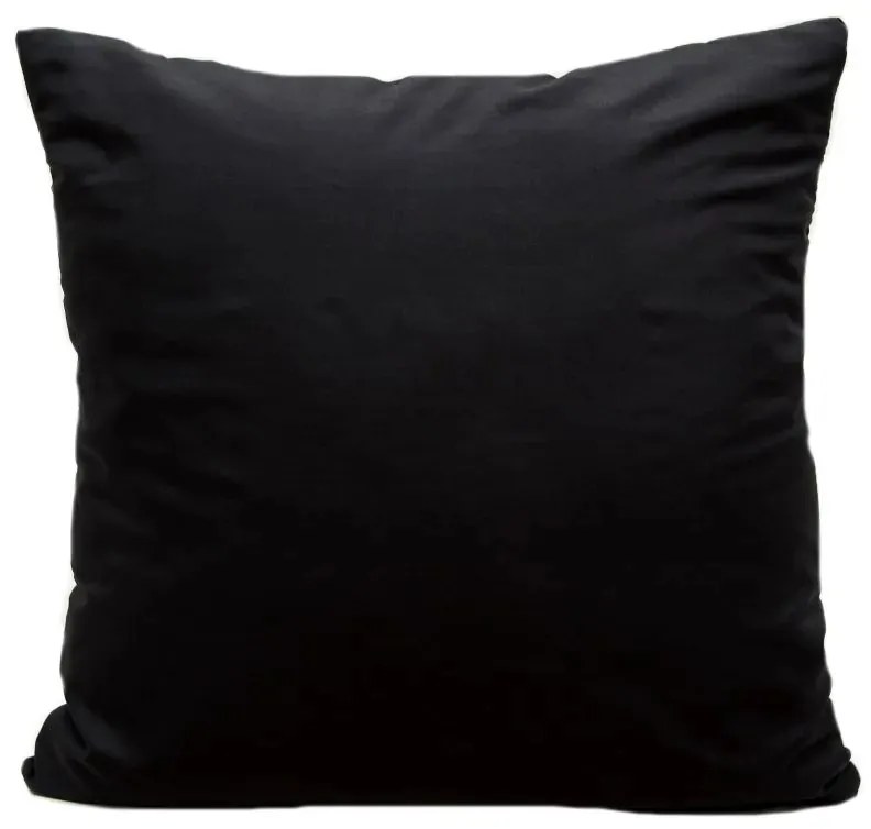 Dekorstudio Obliečka na vankúš z mikrovlákna JAB-001 - čierna Varianta: Rozmer obliečky: 50x60 cm