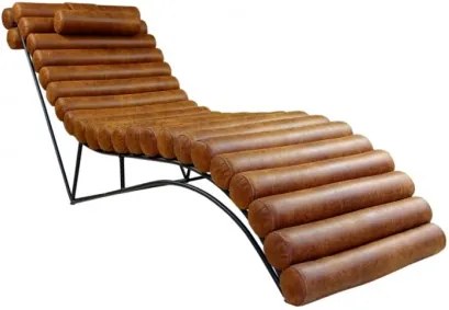 Lenoška CHAISE WINTAGE,hnědá  VEB2245