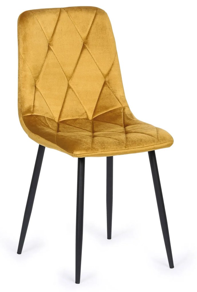 Jedálenská stolička MARVIN, žltá