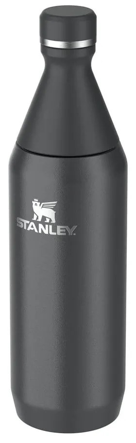 Čierna termofľaša z nehrdzavejúcej ocele 600 ml All Day Slim Bottle Black – Stanley