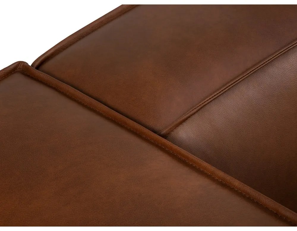 Koňakovohnedé kožené kreslo Madame - Windsor &amp; Co Sofas