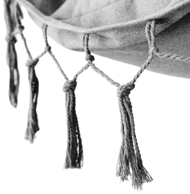 Závesné kreslo BAHIO sivé