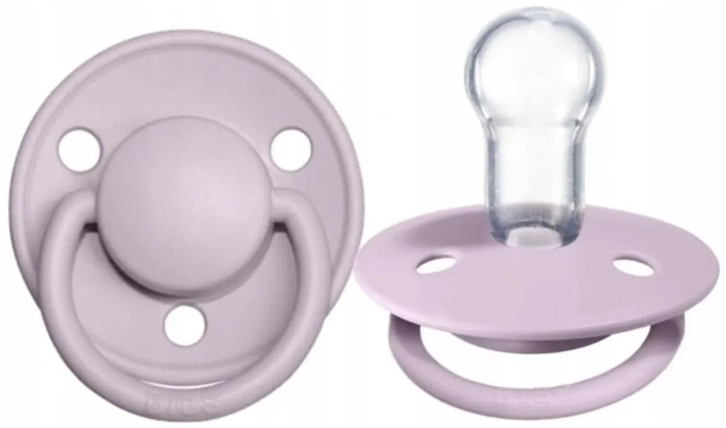 BIBS DE LUX - Silikónový cumlík, 0 - 36 m, lila