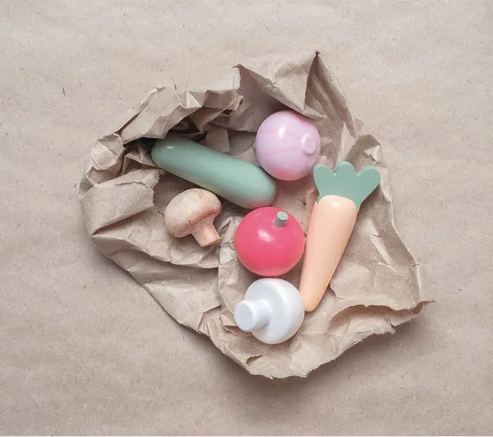 Detský drevený predajný stánok