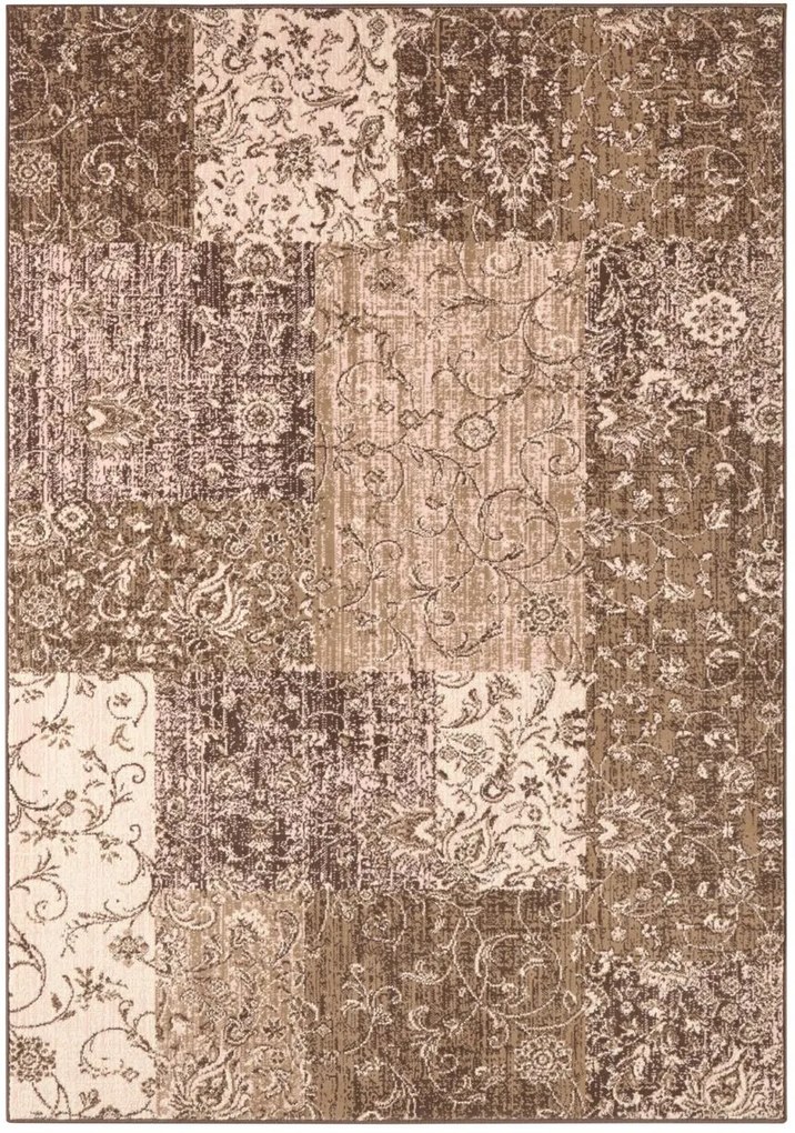 Hanse Home Collection koberce Kusový koberec Celebration 103465 Kirie Brown Creme - 120x170 cm