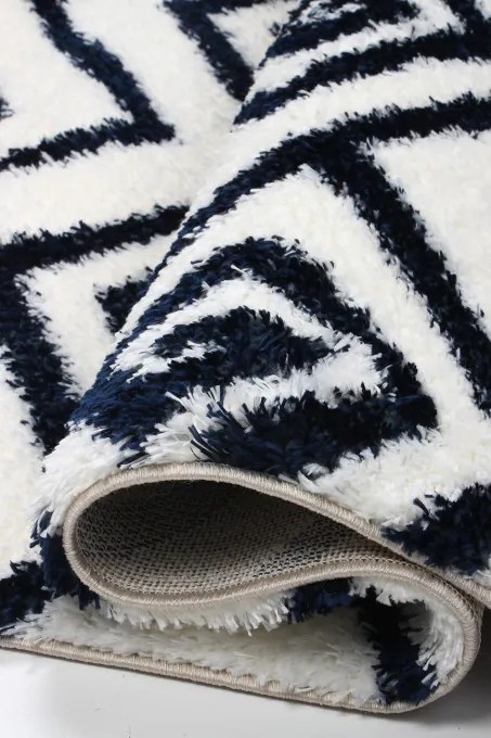 Koberec Boho 638 CREAM/NAVY BLUE