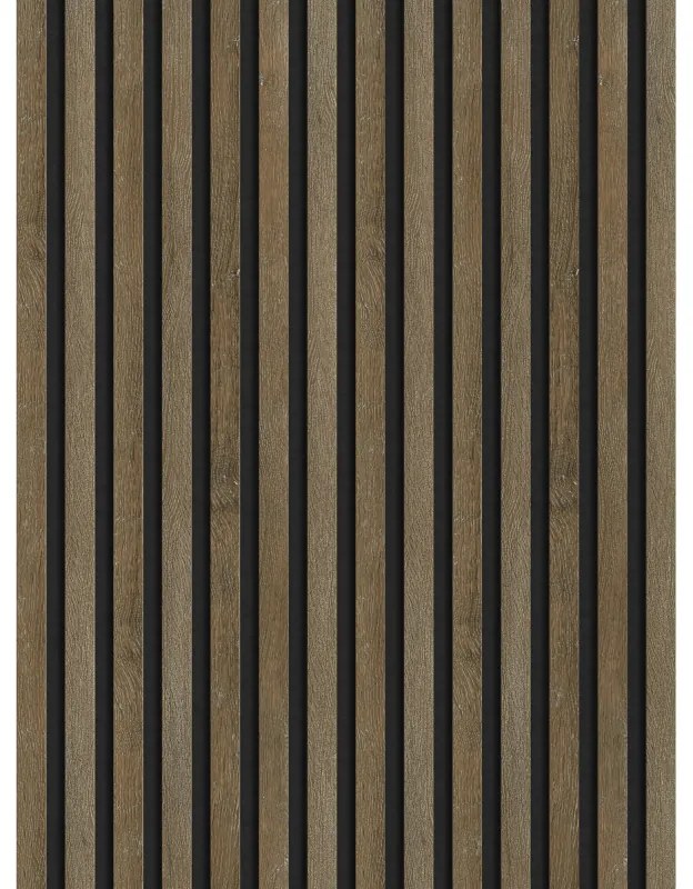 Mexen Lam-F, akustické stenové lamely 275 × 31,5 cm, filc 6 mm, dub espresso, S105-275317-2812-065