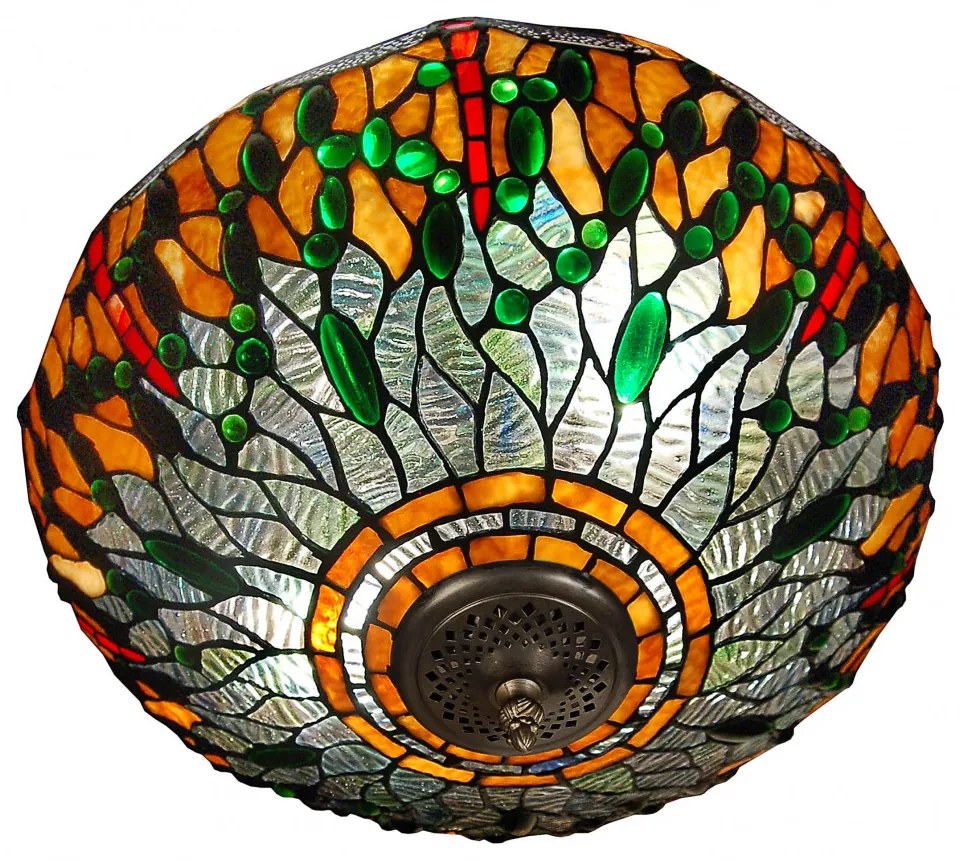 Tiffany stropnica Ø41 DRAGONFLY G