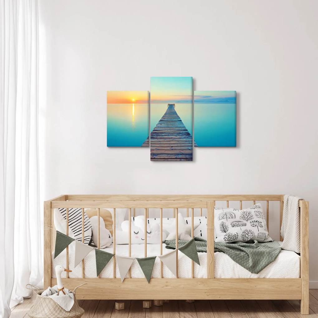 Obraz - Mólo do nekonečna (90x60 cm)