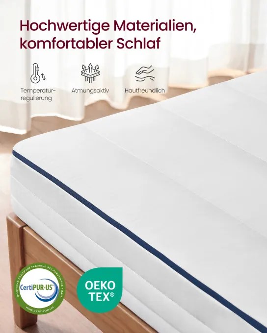 Matrac s gélovou pamäťovou penou RMZ102W101 výška 12 cm