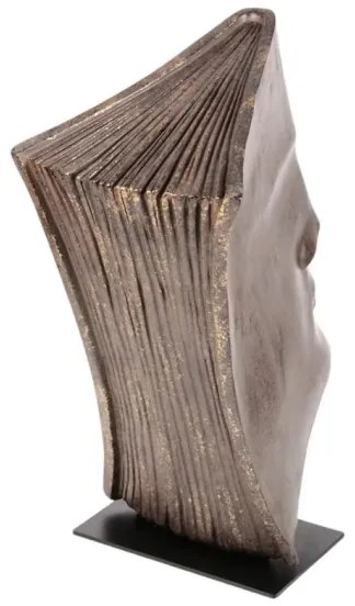 Dekorácia na stôl 29x25x17 cm živica/medená