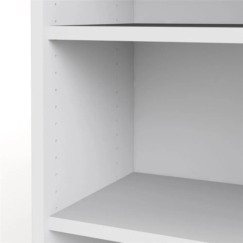 Biela modulárna knižnica 89x222 cm Prima – Tvilum