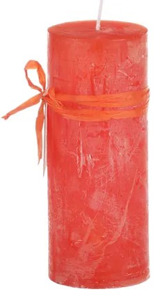 Sviečka 15cm oranžová
