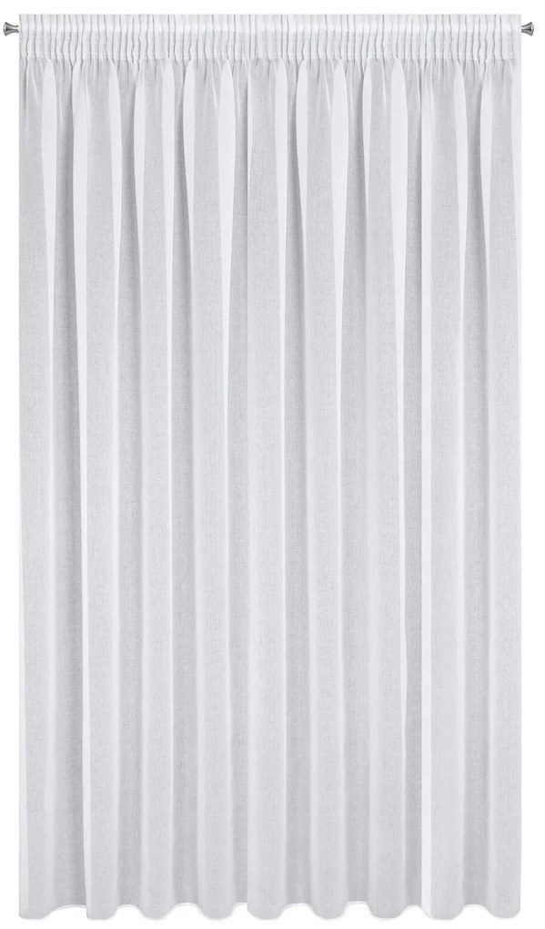 ZÁCLONA NA PÁSKE ELPIDIA 350X250 CM BIELA