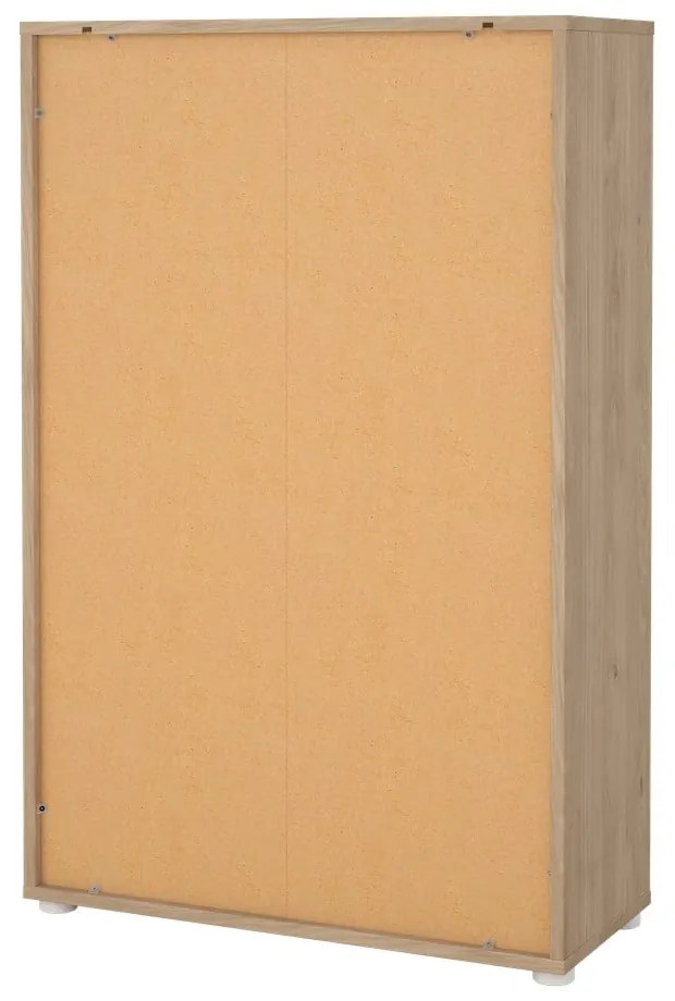 Knižnica v dekore duba v prírodnej farbe 80x124 cm Sign – Tvilum