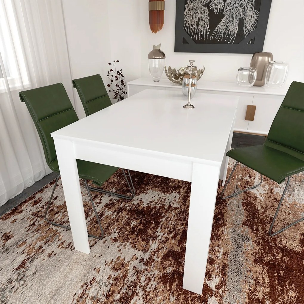Jedálenský stôl Single Shiny White