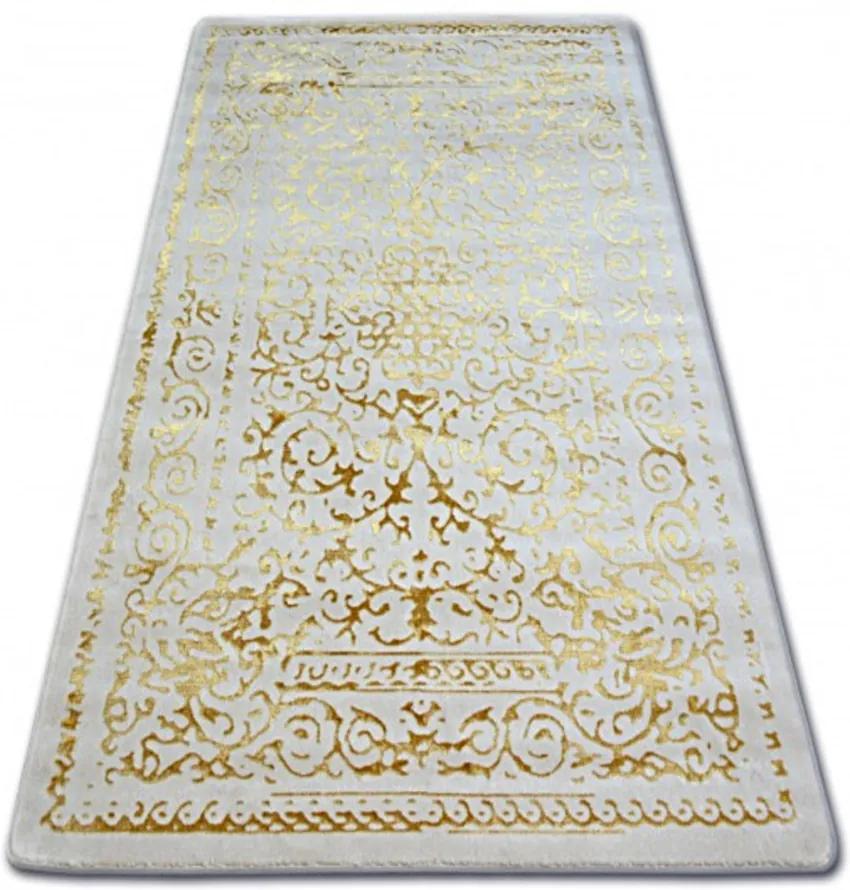 Luxusný kusový koberec akryl Many žltý, Velikosti 120x180cm
