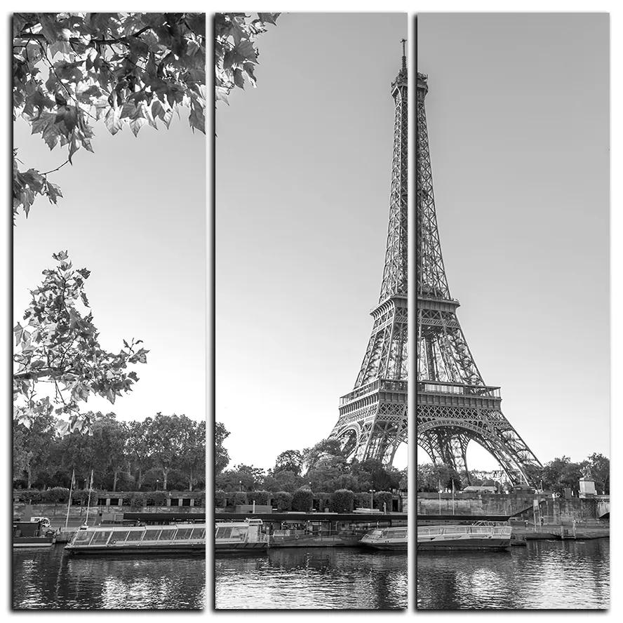 Obraz na plátne -  Eiffel Tower - štvorec 3110QB (105x105 cm)