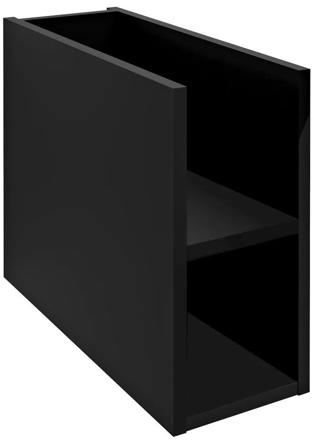 Sapho Sapho, LOREA skrinka spodná policová 20x44x51,2cm, čierná matná, LE020-3535