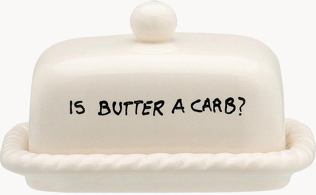 Ručne vyrobená maselnička Is Butter a Carb