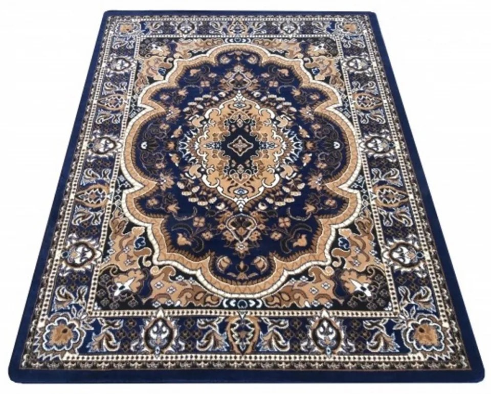 Kusový koberec PP Alfo modrý, Velikosti 80x150cm