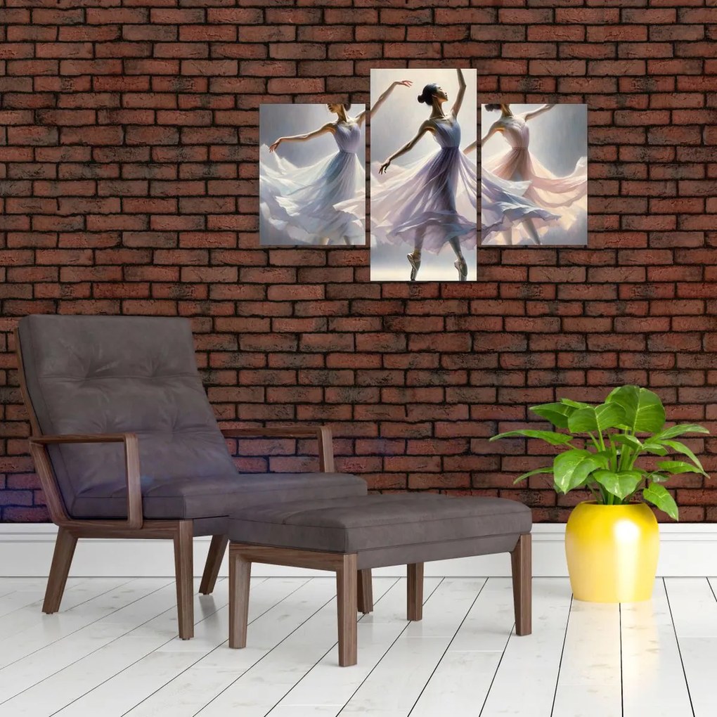 Obraz - Tri baletky (90x60 cm)