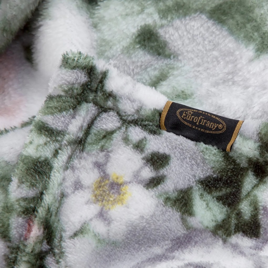 FLANELOVÁ DEKA IDA 150X200 CM KVETY