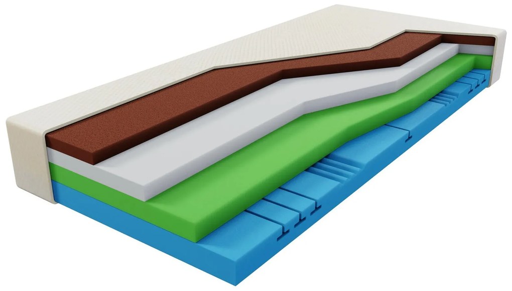 Curem CUREM C7000 XD 25 cm - matrac s extra pružnosťou naviac 140 x 200 cm, snímateľný poťah