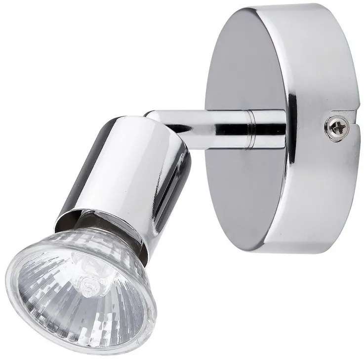 Rabalux Nástenné bodové svietidlo Norton spot 1xGU10, max. 50W, IP20, chróm