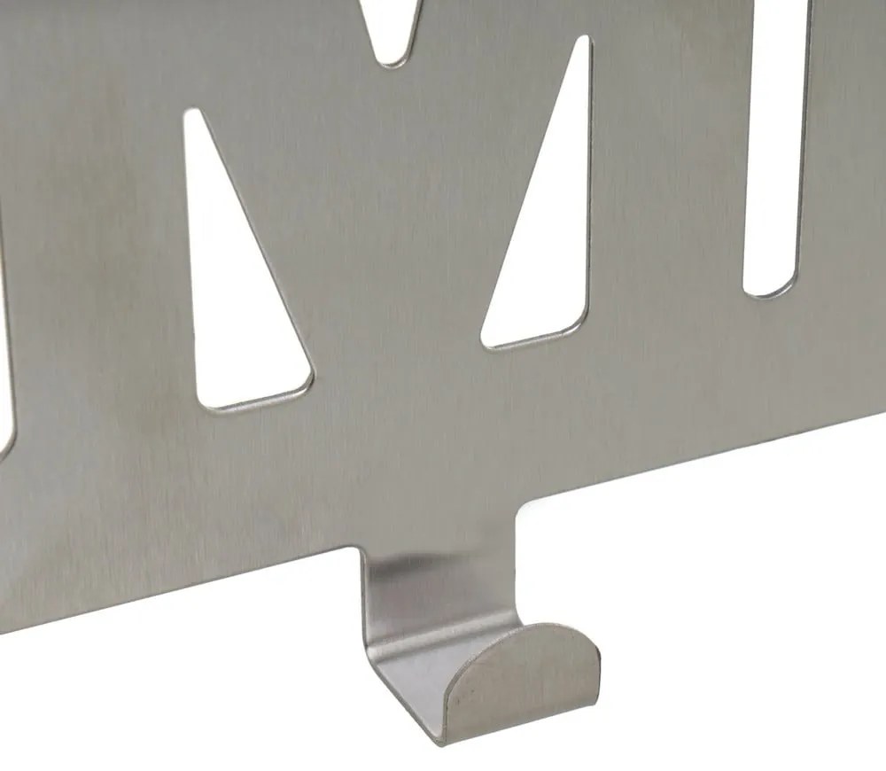 Kovový vešiak na dvere v matne striebornej farbe 32 cm Home – Casa Selección