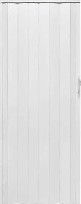 Skladacie dvere 001P biele matné 90 cm