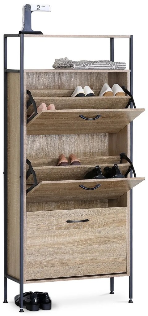 Botník s priehradkami G1009 OAK, dub