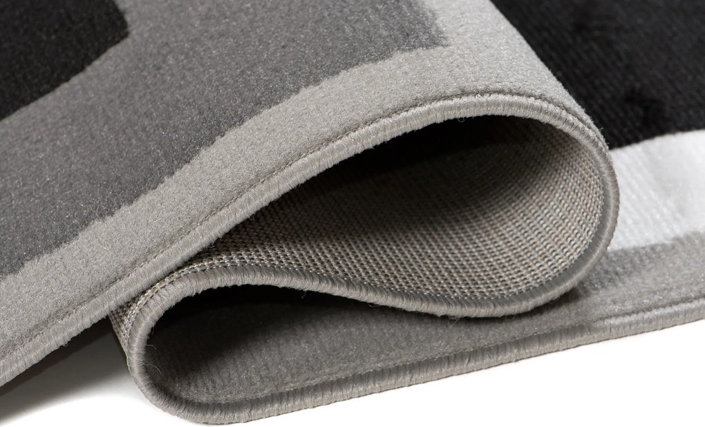 TA Koberec T968A GRAY CHEAP PP CRM Sivý Obdĺžnikový Rozmer: 80x150 cm